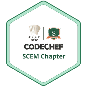 CodeChef SCEM Chapter